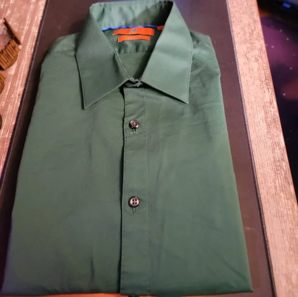 Egara Shirts | Egara Green Dress Shirt. | Color: Green | Size: 16 | Trappergrenz's Closet Egara Shirts | Egara Green Dress Shirt. | Color: Green | Size: 16 | Trappergrenz's Closet